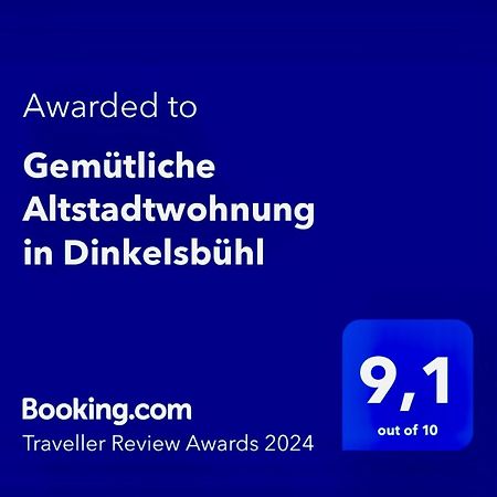 Gemütliche Altstadtwohnung in Dinkelsbühl Exterior foto